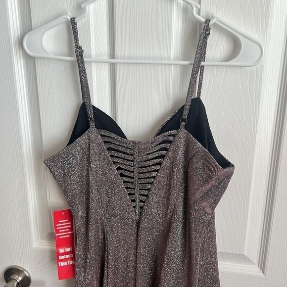 New Social Couture Women's Sleeveless Sparkly‎ Party Dress Mini Large - Picture 5 of 12